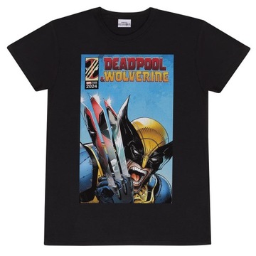 Koszulka Wolverine i Deadpool - komiks Marvel [Rozmiar S]
