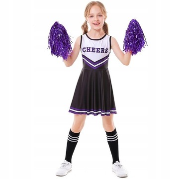Kostium Czirliderka Cheerleaderka Strój 120cm