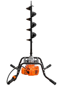 БЕНЗИНОВЫЙ ШНЕК ДЛЯ ПОЧВЫ ДРЕЛЬ RITCH 3 БУРА + МАСЛО