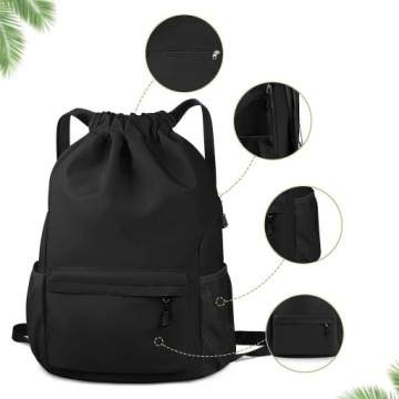 СПОРТИВНЫЙ РЮКЗАК БАСКЕТБОЛ ТРЕНИРОВКИ СУМКА С ШНУРОК ВОДОНЕПРОНИЦАЕМЫЙ