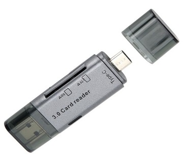 Устройство чтения карт памяти TF SD Type C USB 3.0 OTG