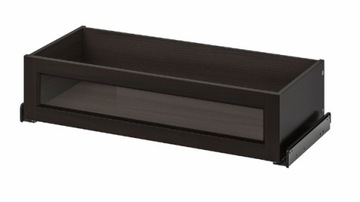 IKEA KOMPLEMENT Szuflada front ze szkłem, 75x35 cm