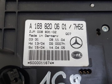 LAMPA 1698200601 MERCEDES W169