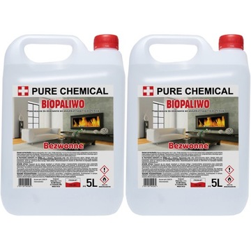 BIOPALIWO DO KOMINKA BEZ SADZY I DYMU ATEST 10L