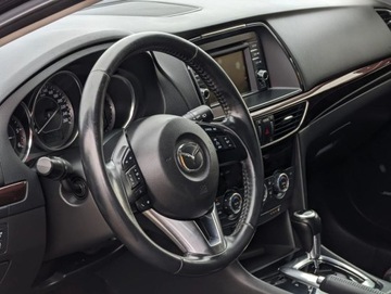 Mazda 6 III Kombi 2.2 SKYACTIV-D I-ELOOP 175KM 2013 Mazda 6 Navi Ledy Automat Tempomat Serwis Gwarancja 2.2 Diesel 175KM, zdjęcie 13