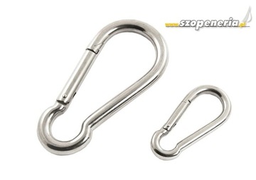 Karabińczyk nierdzewny A4 #6mm