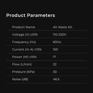 Официальный комплект Air Assist от Creality для Laser Falcon
