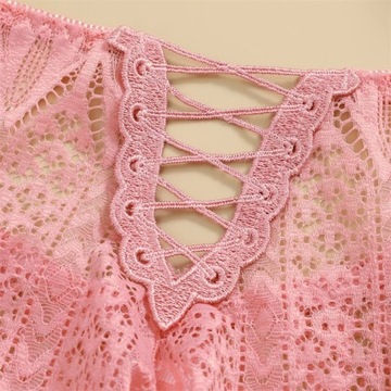 ЧЕРНЫЕ КРУЖЕВНЫЕ ТРУСЫ-БОКСЕРЫ С ЗАВЯЗКАМИ SEXY кружево 36 S