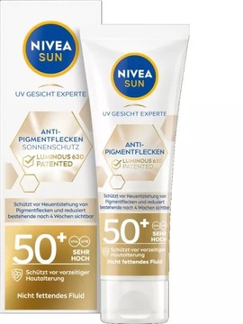 NIVEA SUN DERMA SKIN CLEAR UV- FLUID 50+ 40 ML