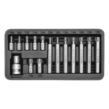 YATO ZESATW KOŃCÓWEK ŚRUBOKRĘTOWYCH 15PCS TORX