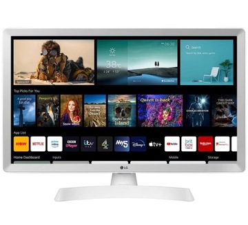 SMART TV LG 28 CALI LED WiFi DVB-T2 HEVC BIAŁY