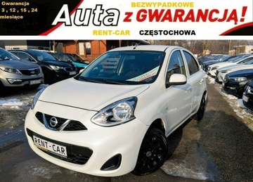 Nissan Micra IV Hatchback 5d Facelifting 1.2 80KM 2015 Nissan Micra 1.2i 80PS Bezwypadkowy OPŁACONY