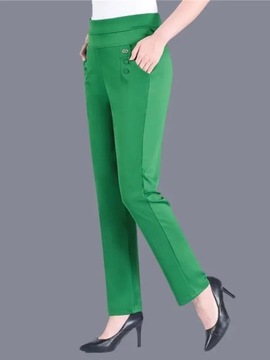 Women Thin Candy Colors Stretch Classic Pants Stra