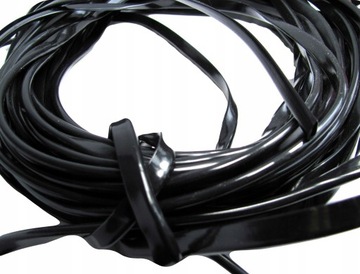 Listwa osłona krawędziowa rantowa 0,5mm - 50m czarna cienka na 0,5-0,8 mm