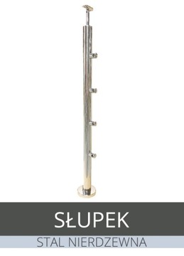 Słupek nierdzewny balustrady M II 85 poler