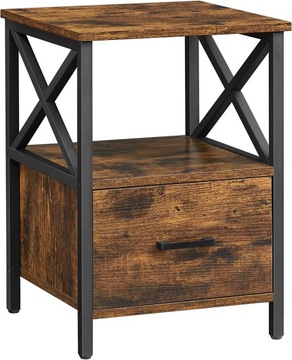 Szafka nocna loft retro industrial z szufladą