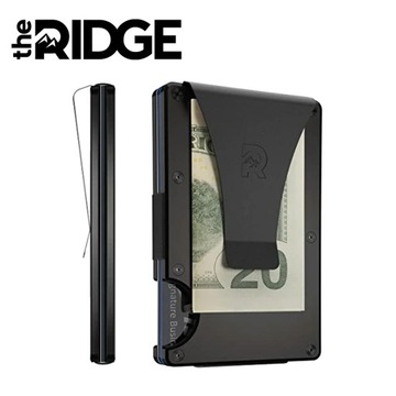 Мужской кошелек The Ridge с блокировкой RFID, роскошный брендовый держатель для кредитных карт с идентификатором