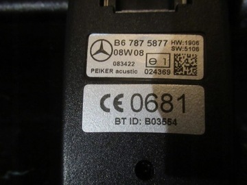 LOKETNÍ OPĚRKA PANEL ŘÍZENÍ MERCEDES W221 05/09R