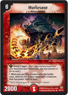 *DM-10 DUEL MASTERS - HURLOSAUR - !!!