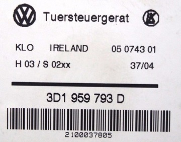 MOTOREK OKNO LEVÝ PŘEDNÍ TOUAREG PHAETON CAYENNE 3D1959793D