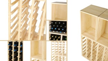 Винная стойка, деревянная подставка, полка RW-6-1