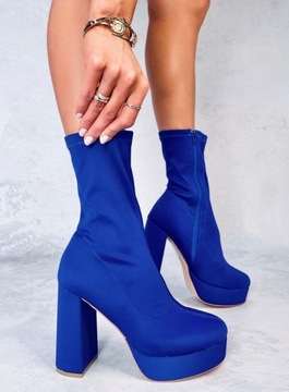 Botki na platformie BALDACCI BLUE 37