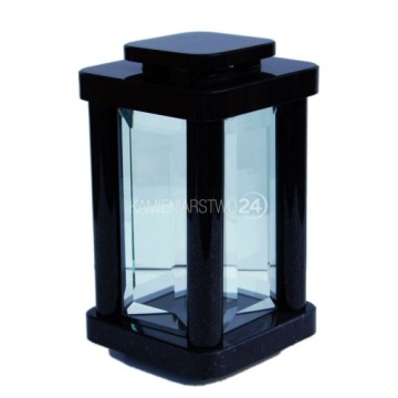 Lampion granitowy na cmentarz czarny