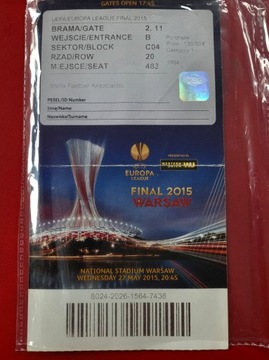 bilet Sevilla - Dnipro finał LE