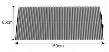 OSŁONA NA SZYBĘ SAMOCHODU AUTA ROLETA ŻALUZJA MATA PRZECIWSŁONECZNA PRZÓD