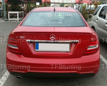 Mercedes W204 Coupe TFB настройка спойлера