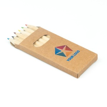 РЕКЛАМНЫЕ МЕЛКИ С УФ-ПРЕЧАТКОЙ С ЛОГОТИПОМ CAMI UV CRAYONS 50 ШТ.