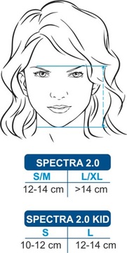 Полнолицевая маска для сноркелинга AQUA SPEED Spectra L/XL
