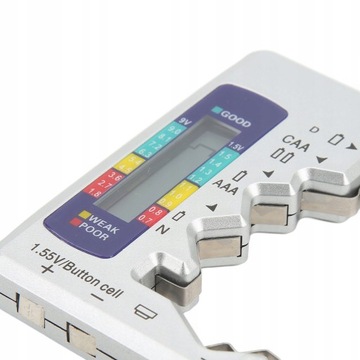 TESTER MIERNIK BATERII D C N AAA AA 9V 1.5V