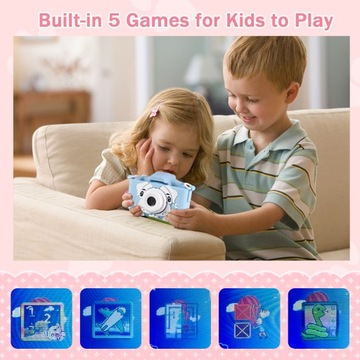 Мини-мультяшная детская цифровая видеокамера 1080P