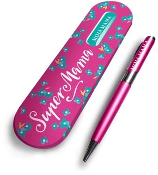 Długopis w etui Super Mama