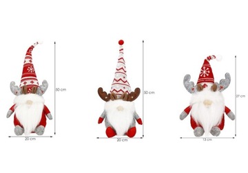 ГНОМЫ, ГНОМЫ, 3 шт, ОЛЕНИ, ПОДАРОК
