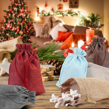 РАЗНОЦВЕТНЫЕ ВИНТАЖНЫЕ СУМОЧКИ ДЛЯ СВАДЕБНЫХ УКРАШЕНИЙ