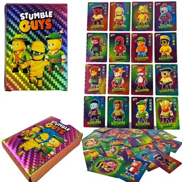 Toys Stumble Guys 55 sztuk - Kolorowe Rainbow