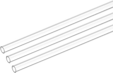 Rurka akrylowa sztywna chłodzenie wodne 425mm x 5mm Przeźroczysta 3 szt