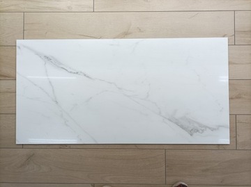 Gres lappato biały marmur 60x120cm hiszpański