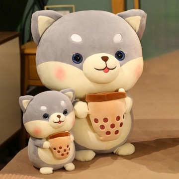 Плюшевые игрушки для собак Baby Shiba Inu Sleeping Huggable Sofa Pillow Home Decor 45cm