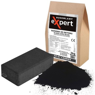 PIGMENT BARWNIK DO BETONU FP-47 CZARNY 2KG FARBA DO BETONU FARBUJĄCA