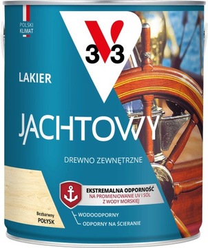 3V3 LAKIER JACHTOWY BEZBARWNY 750ml V33