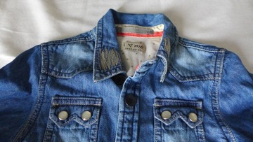 ДЖИНСОВАЯ РУБАШКА NEXT ДЛЯ ДЕВОЧЕК 110