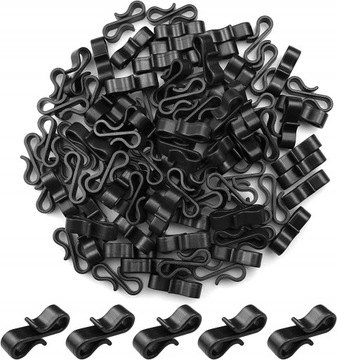 50 Sztuk Plastikowe Haczyki Rynnowe Hak Do