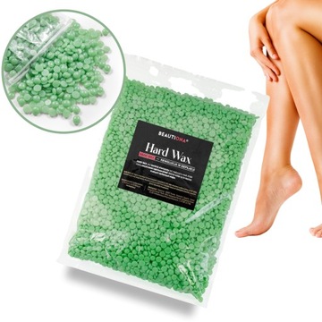 WOSK DO DEPILACJI NATURALNY TWARDY ZIELONY 1000 G