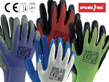 ПЕРЧАТКИ РАБОЧИЕ RTELA REIS DRAGON CB, размер 10