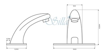 ZESTAW 8w1Umywalka dla niepełnosprawnych 59 cm +