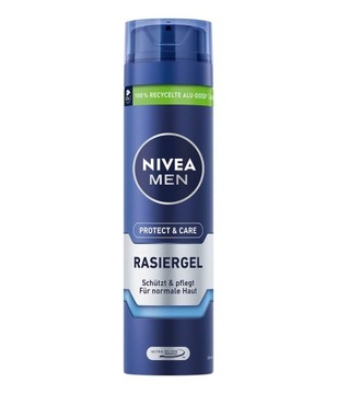 Nivea Men Protect & Care 200 ml żel do golenia Ochronny żel do golenia Nive