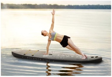 Надувная SUP доска с аксессуарами Balance Line, 135 кг, синяя